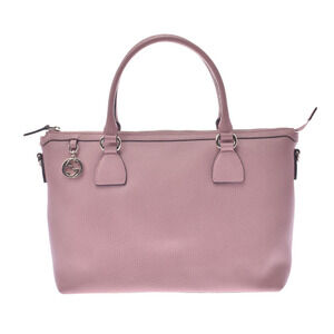 GUCCI Handbag Pink Caviar Skin Bag
